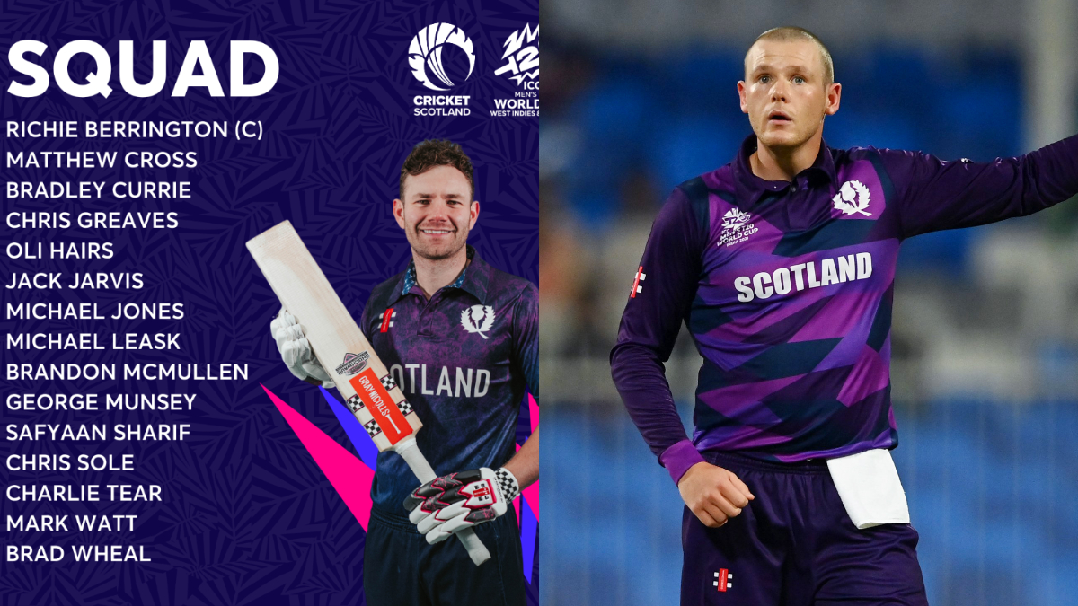 T20 World Cup 2024: Scotland Reveal Their 15-Man Squad, Richie